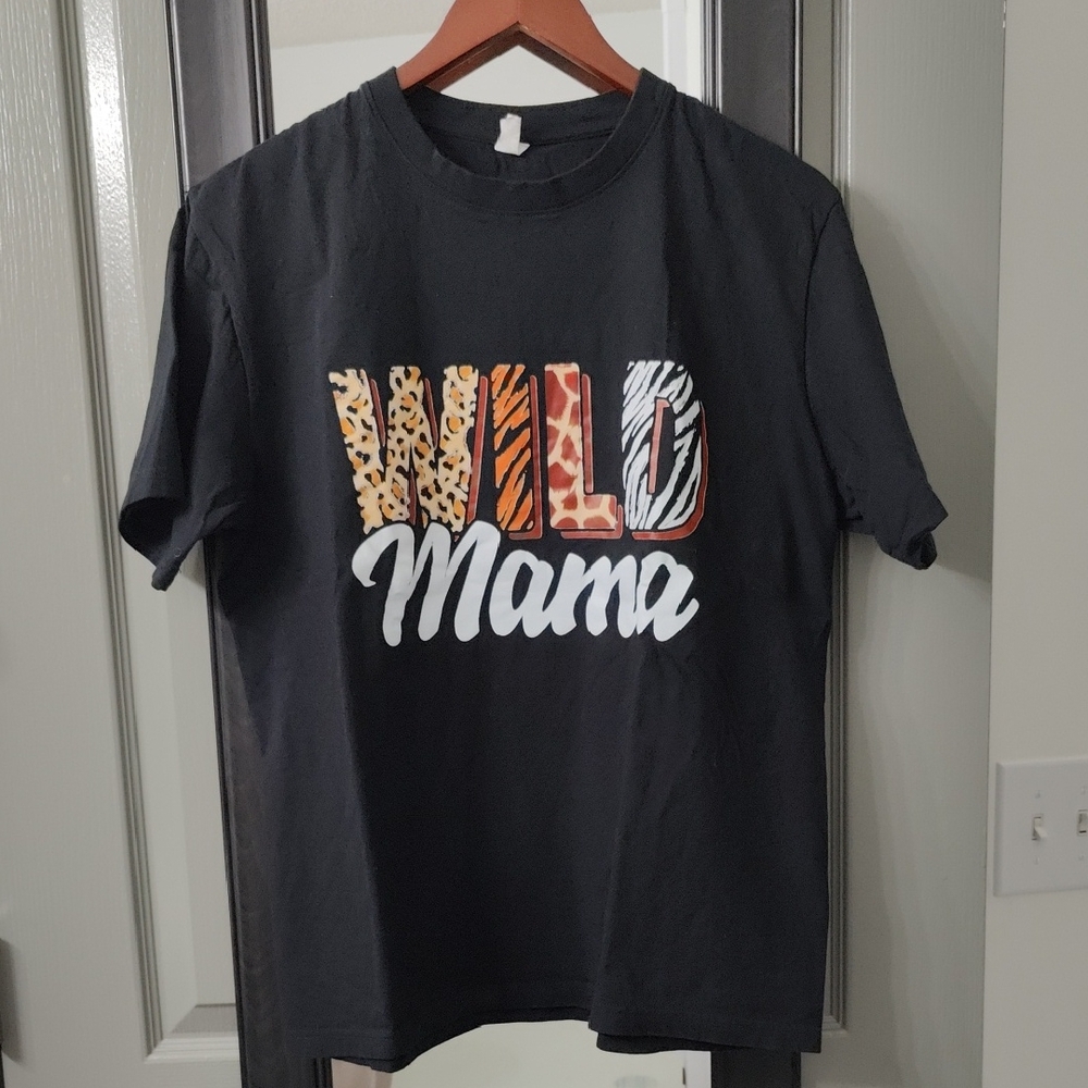 Source Unknown Black 'Wild Mama' Tee